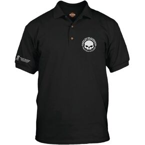 Harley-Davidson Military I الحصري H-D المرخص للرجال الكلاسيكي للرجال 3-بتر أنا الجولة الخارجية | ويلي جي in Kuwait