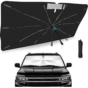 2025 ترقية الزجاج الأمامي الظل الظل مظلة مخصصة ل Ford F150 2015-2023 2024 2025 غطاء سيارة حماية للأشعة فوق البنفسجية قابلة للطي ، ودرع المطر الطوارئ وحماية لوحة القيادة - ملحق تلقائي متين in Kuwait