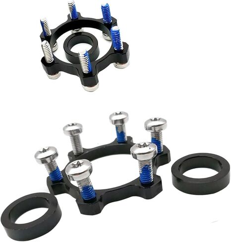 Ejoyous Cycling Hub Conversion Adapter, Alloy Cycling Hub Conversion Adapter 100 * 15 to 110 * 15/142 * 12 to 148 * 12, Freewheel Threaded Hubs Adaptor Cycling Accessory in Saudi Arabia