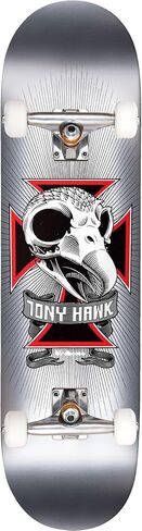 BIRDHOUSE Skateboard Complete Tony Hawk Skull 2 Chrome 7.75" in Saudi Arabia