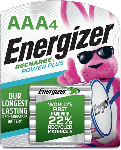 Energizer AA Batteries, Pre-Charged Double A Rechargeable Batteries, 4 Count in Kuwait