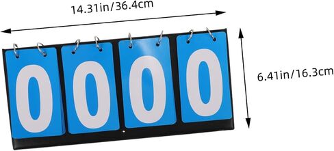 Tabletop Scoreboard Flipper Portable Four Scoreboards for Basketball Football More Durable Multi Sports in Saudi Arabia