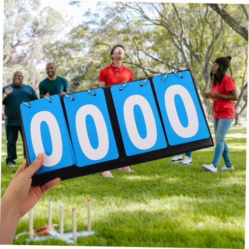Tabletop Scoreboard Flipper Portable Four Scoreboards for Basketball Football More Durable Multi Sports in Saudi Arabia
