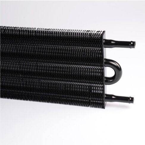 Compatible For LS1 LS2 LS3 19 ROW Engine Oil Cooler with Sandwich Plate Kit An 10 Oil Lines Oil Cooler Kit Black in Saudi Arabia