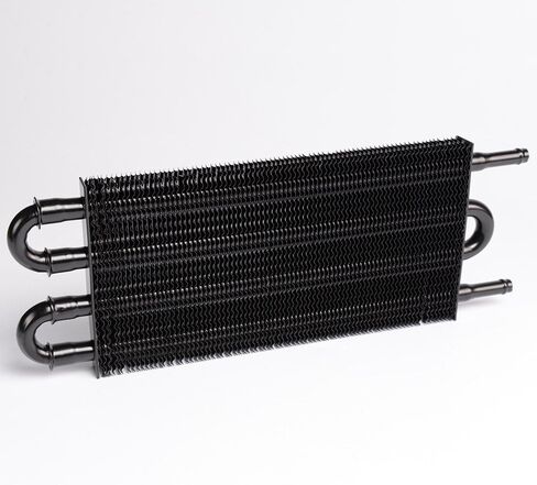 Compatible For LS1 LS2 LS3 19 ROW Engine Oil Cooler with Sandwich Plate Kit An 10 Oil Lines Oil Cooler Kit Black in Saudi Arabia