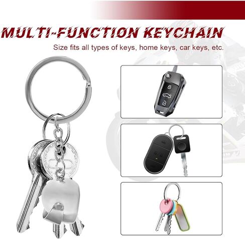 2 PCS سلسلة مفاتيح الدراجات النارية ، و Creative Motorcycle Keychain Helment Key FOB ، ودراجة نارية ثلاثية الأبعاد للرجال (أسود) in Saudi Arabia