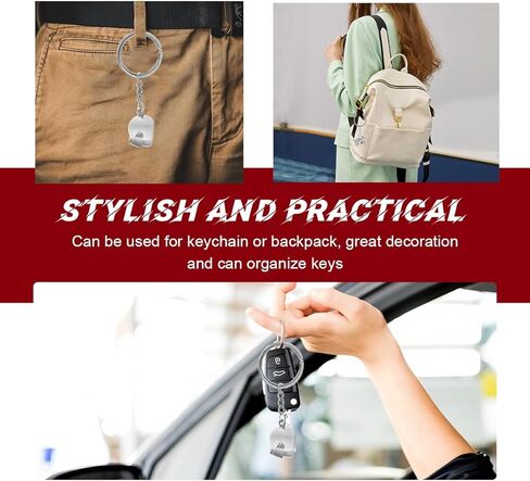2 PCS سلسلة مفاتيح الدراجات النارية ، و Creative Motorcycle Keychain Helment Key FOB ، ودراجة نارية ثلاثية الأبعاد للرجال (أسود) in Saudi Arabia