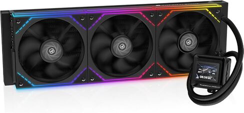 Thermalright FW360 SE ARGB V2 CPU CPU AIO سائل سائل لسطح المكتب-TL-M12Q 2000RPM Daisy-Chain Fans ، شاشة عرض شاشة LCD 2 "، لـ AM4/AM5 & Intel 1700/1851 (أسود) in Kuwait