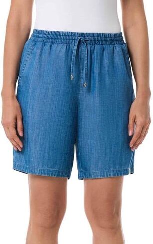 Coolibar UPF 50+ Women's Enclave Chambray Shorts - Sun Protective in Saudi Arabia