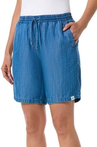 Coolibar UPF 50+ Women's Enclave Chambray Shorts - Sun Protective in Saudi Arabia