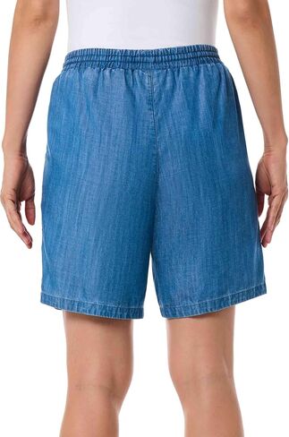 Coolibar UPF 50+ Women's Enclave Chambray Shorts - Sun Protective in Saudi Arabia
