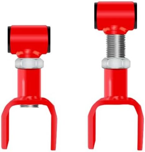 Leaf Spring Shackles - Rear - Color: White (Compatible with Jeep XJ/MJ 1986-2001) in Kuwait