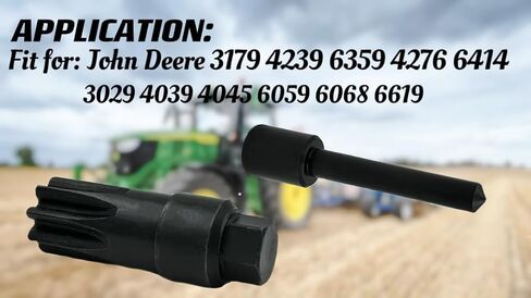 JDE81-1 JDE81-4 Engine Turning Tool and Timing Pin Kit Compatible with John Deere 4024 4039 4045 4239 4276 6359 6619 6059 6068 6076 6081 6090 6105 6125 and 6135 Engines in Saudi Arabia