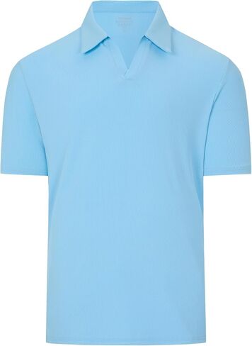 القمصان البولو الرجالية قصيرة الأكمام DRI FIT v الرقبة المتماسكة الأداء Golf Polos للرجال فاقة الصيف غير الرسمي in Saudi Arabia