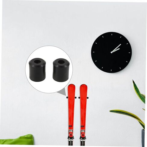 Toyvian 2Pcs Wall Mounted Snowboard Rack for and Storage Durable Ski Snowboard Hangers Multi Functional Design for Skis and Skateboards in Saudi Arabia