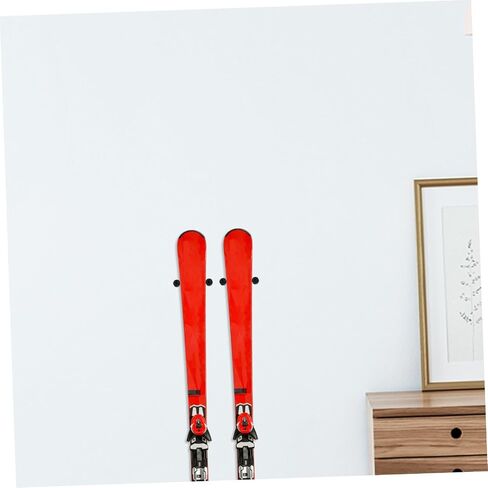 Toyvian 2Pcs Wall Mounted Snowboard Rack for and Storage Durable Ski Snowboard Hangers Multi Functional Design for Skis and Skateboards in Saudi Arabia