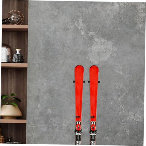 Toyvian 2Pcs Wall Mounted Snowboard Rack for and Storage Durable Ski Snowboard Hangers Multi Functional Design for Skis and Skateboards in Saudi Arabia
