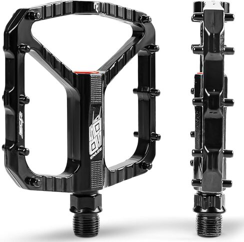 مجموعة دواسات الدراجة من SUNFATT، دواسات دراجة مقاس 9/16 بوصة، 3 محامل محكمة الغلق، غير قابلة للانزلاق، مقاومة للماء والغبار وخفيفة الوزن، لدراجات الطريق، والدراجات الجبلية، وBMX، والدراجة الإلكترونية in Kuwait