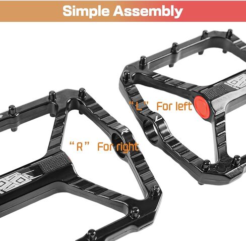 مجموعة دواسات الدراجة من SUNFATT، دواسات دراجة مقاس 9/16 بوصة، 3 محامل محكمة الغلق، غير قابلة للانزلاق، مقاومة للماء والغبار وخفيفة الوزن، لدراجات الطريق، والدراجات الجبلية، وBMX، والدراجة الإلكترونية in Kuwait