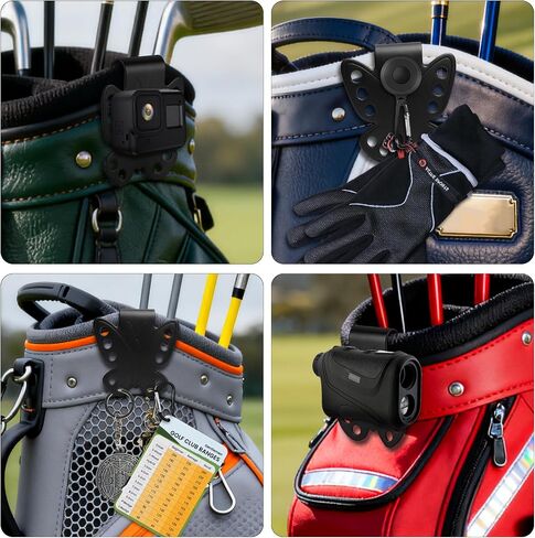 Metal Landing Pads for Golf Bag Accessories for Men with Soft Rubber, Metal Clips for Quick and Easy Access of Golf Bag, Magnetic Golf Towel,Golf Rangefinder,Golf Flask,Golf Speaker in Saudi Arabia