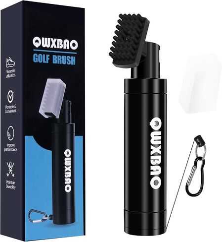 The Golf Club Brush Features a Press-Activated Water Bottle for Effortless Cleaning. Combining Portability with Cost-Effectiveness, This Gender-Neutral Design Makes an Ideal Gift for Players. in Saudi Arabia