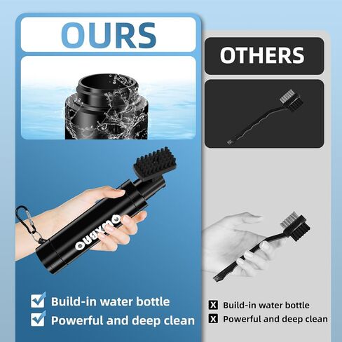 The Golf Club Brush Features a Press-Activated Water Bottle for Effortless Cleaning. Combining Portability with Cost-Effectiveness, This Gender-Neutral Design Makes an Ideal Gift for Players. in Saudi Arabia