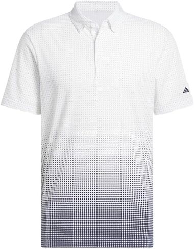Adidas Mens Go-to Rise Print Polo Shirt in Kuwait