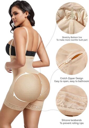 Fajas colombians shappear contum control post surgery compression compression argment chapping hep hip ripter for women in Kuwait