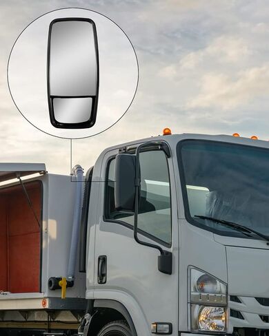 مرآة الباب الجانبية تناسب ISUZU NPR-HD NPR-XD NQR NRR 2007-2023 محرك الشاحنات استبدال 8980493150 ، جانب السائق in Kuwait