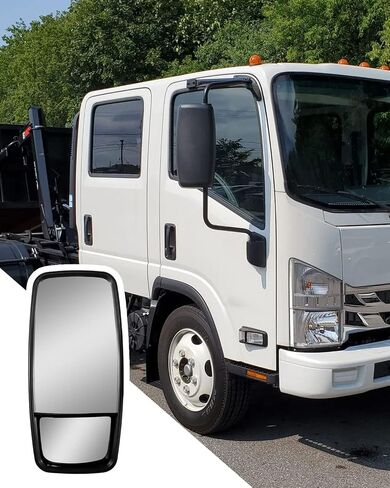مرآة الباب الجانبية تناسب ISUZU NPR-HD NPR-XD NQR NRR 2007-2023 محرك الشاحنات استبدال 8980493150 ، جانب السائق in Kuwait