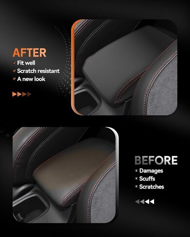 CDEFG لـ 2022 2023 2024 Volkswagen Tiguan/Taos غطاء وحدة التحكم المركزية غطاء مسند الذراع لـ 2018-2024 Tiguan لـ 2022-2024 Taos Accessories وحدة التحكم الوسطى واقي مسند الذراع in Saudi Arabia