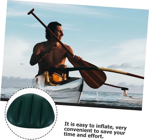GANAZONO 3pcs Water Rafting Inflatable Cushion Boat Seat Cushion Padded Kayak Camping Inflatable Comfortable Easy to Install in Saudi Arabia
