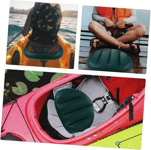 GANAZONO 3pcs Water Rafting Inflatable Cushion Boat Seat Cushion Padded Kayak Camping Inflatable Comfortable Easy to Install in Saudi Arabia