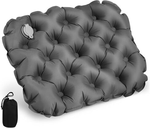 Kisangel Inflatable Airplane Seat Cushion Outdoor Portable Comfortable Storage Pouch for Travel in Saudi Arabia