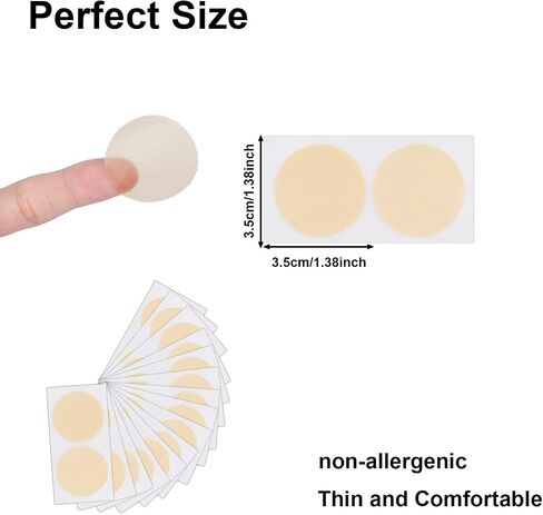 100pcs/50 زوجًا من أغلفة حلمة الرجال ، حارس ملصق أبيض للحراس PE. in Kuwait