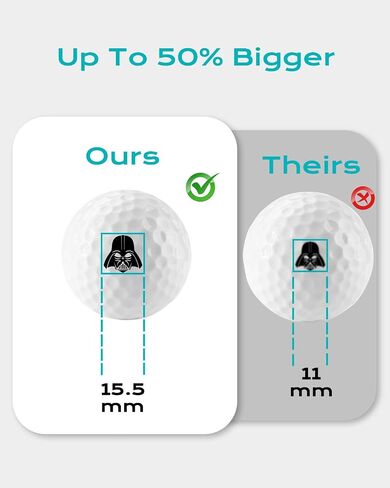 Funny Golf Ball Stamp, Monogram Marker for Easy Identify & Reusable Personalized Golfball Stamper Marking Tool - Golf Accessories Christmas Stocking Stuffers Gift for Golfers Dad Women in Saudi Arabia