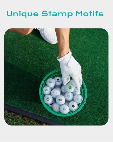 Funny Golf Ball Stamp, Monogram Marker for Easy Identify & Reusable Personalized Golfball Stamper Marking Tool - Golf Accessories Christmas Stocking Stuffers Gift for Golfers Dad Women in Saudi Arabia