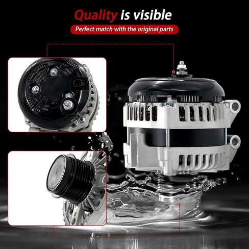 Alternator 12V 110A Compatible with Mazda 6 2009-2013 Mazda CX-9 2007-2015 CW 6-Groove Pulley Replace 11267N,CY01-18-300,11267 in Saudi Arabia