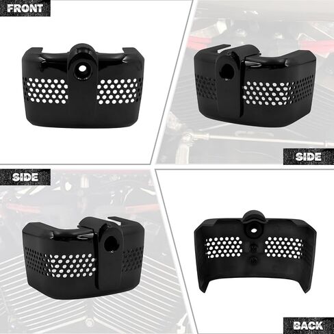 Hdbubalus Coortcycle Coil Cover Cover Cover Cover Cover Cover Fit for Harley Softail Street Bob Breakout Low Rider S Heritage Classic 2018 old All Black in Kuwait