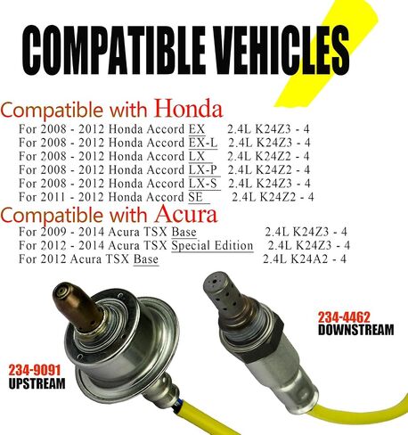 مستشعر الأوكسجين O2 في اتجاه المنبع ، يتناسب مع Buick Envision ، Lacrosse ، Regal & Cadillac ATS ، CTS & Chevrolet Blazer ، Camaro ، Colorado ، Impala ، Malibu & GMC Acadia ، Canyon 2PCS in Kuwait