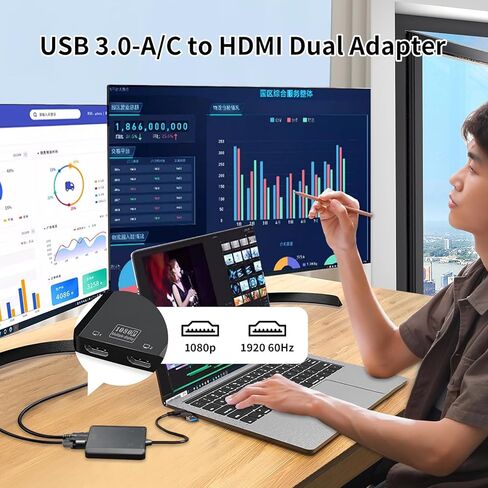 محول USB إلى HDMI ، 1080 بكسل USB إلى HDMI Monitor Connect in Kuwait