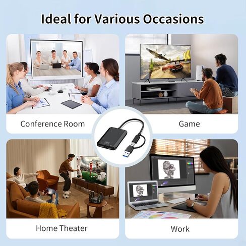 محول USB إلى HDMI ، 1080 بكسل USB إلى HDMI Monitor Connect in Kuwait