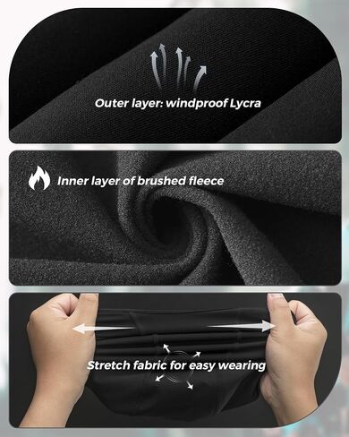 ROCKBROS Balaclava Ski Mask Fully Inclusive Anti-Fall Pad Headgear Fleece Balaclava for Men Bicycle Motorcycle Warm Ski Mask Black in Saudi Arabia