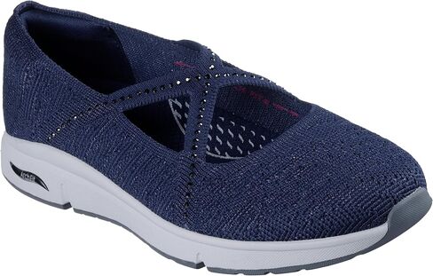 Skechers Modern Comfort Women Women النسائية مارثا ستيوارت آرك آرك لويف ميدو ووك ليفر ، روز ، 7.5 in Kuwait