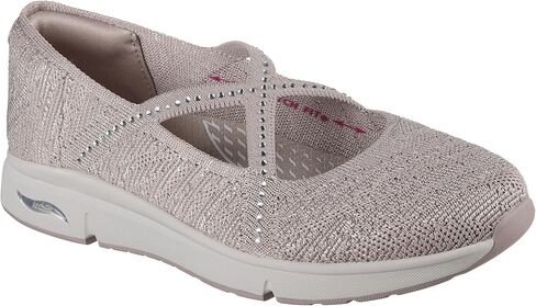 Skechers Modern Comfort Women Women النسائية مارثا ستيوارت آرك آرك لويف ميدو ووك ليفر ، روز ، 7.5 in Kuwait