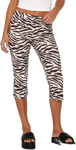 Women’s Layered Ruffle Hem Capri Yoga Pants Solid High Waist Workout Bell Leggings Slim Tummy Control Flare Bottom in Saudi Arabia