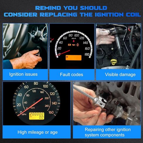 Coil UF550 Ignition Coil Fits لعام 2007 2009 2014 2018 Altima ، 2012 2016 2019 Maxima ، 2013 2015 2017 Pathfinder ، يناسب 350Z Murano Quest G25 M35 2.5L 3.5L ، ما بعد البيع. in Saudi Arabia