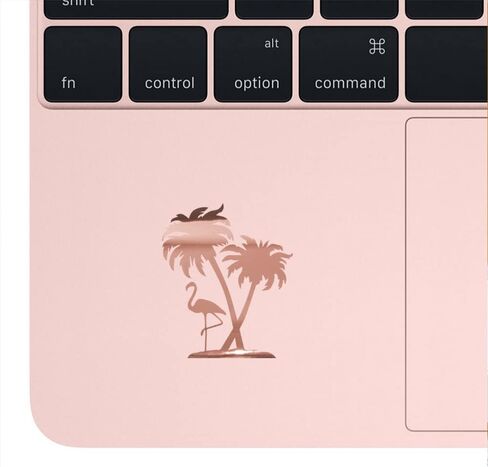 Flamingo Palm Tree Paradise (Set of 3) Waterproof Vinyl Die-Cut Sticker 2" for Laptop Water Bottle Tumbler Phone Case Car Skateboard Wall Bumper Cute Retro Teens Adults Indoor Outdoor Kids Adults in Saudi Arabia