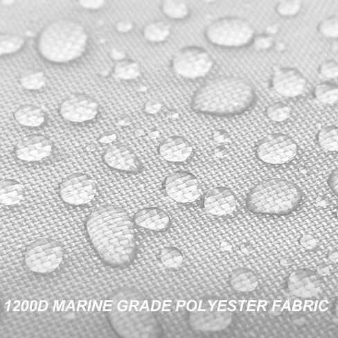 غطاء قارب 28-30 قدم، غطاء قارب مقاوم للماء 1200D عالي التحمل، أغطية قارب بوليستر من الدرجة البحرية من البولي يوريثان 28-30 قدم، يناسب الجهير، V-Hull، Tri-Hull، Runabout، Jon، Fishing، Trailerable، Beam Width 190 بوصة in Kuwait