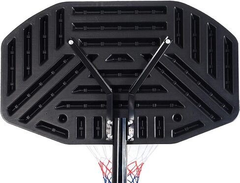 Giantex Portable Basketball Hoop 10 Ft, Adjustable Height 6.5-10 Ft, 43 Inch Backboard Basketball Goal, Suit for Court, Driveway, Garage, Indoor Outdoor Basketball Hoop for Kids, Youth, Junior in Saudi Arabia